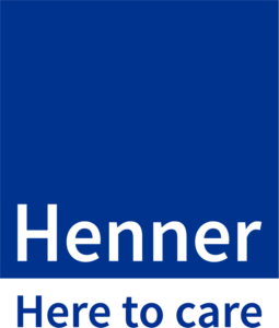 Henner — Here to Care logo